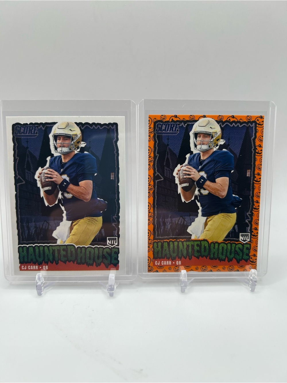 CJ Carr 2026 Panini Score A Treat Football Trading Cards 🎃🏈